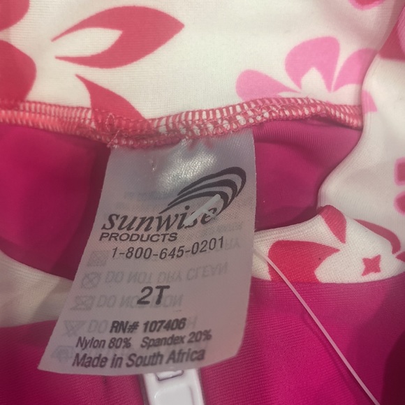 Sun wise Swimwear 1 piece swimsuit SPF 50. New! - Picture 5 of 6